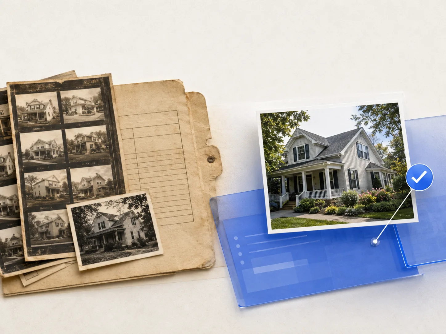 Historical property record becoming a verified digital record